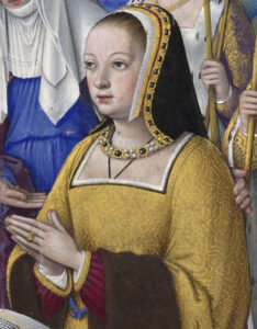 Miniatur von Anne de Bretagne, zwischen 1503 und 1508.