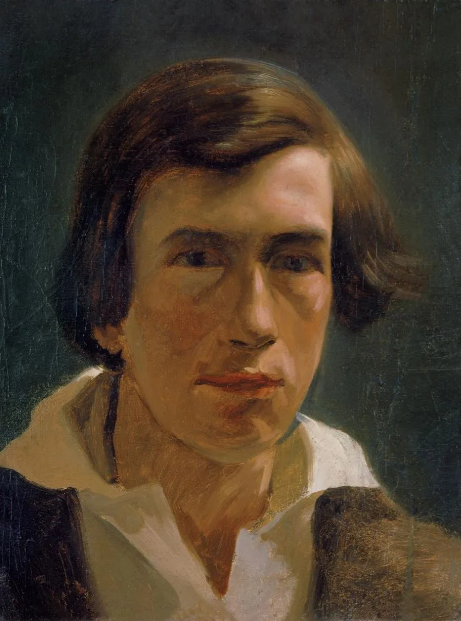 Arnold Böcklin, gemalt von Rudolf Koller, 1846/1847.