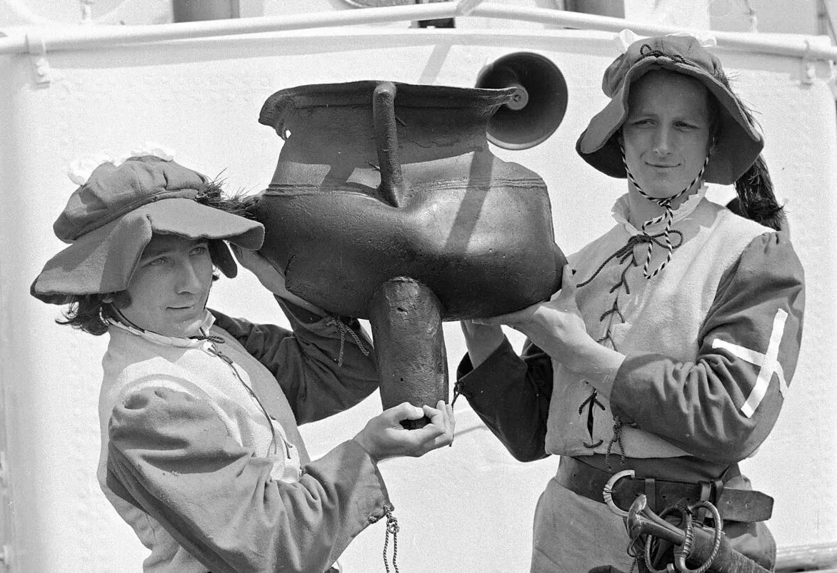 Hat schon einiges erlebt: Der Hirsebreitopf aus dem Jahr 1576. Für die Feierlichkeiten 1975 wurde er aus dem Museum geholt.