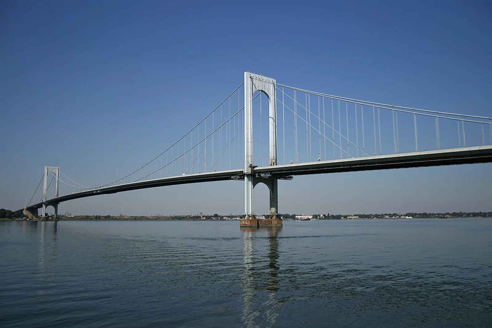 Bronx-Whitestone Bridge in New York, fertiggestellt 1939.