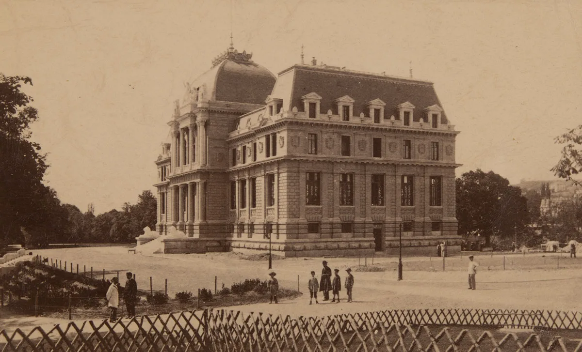 Das Bundesgericht in Lausanne auf einem Bild von 1898.