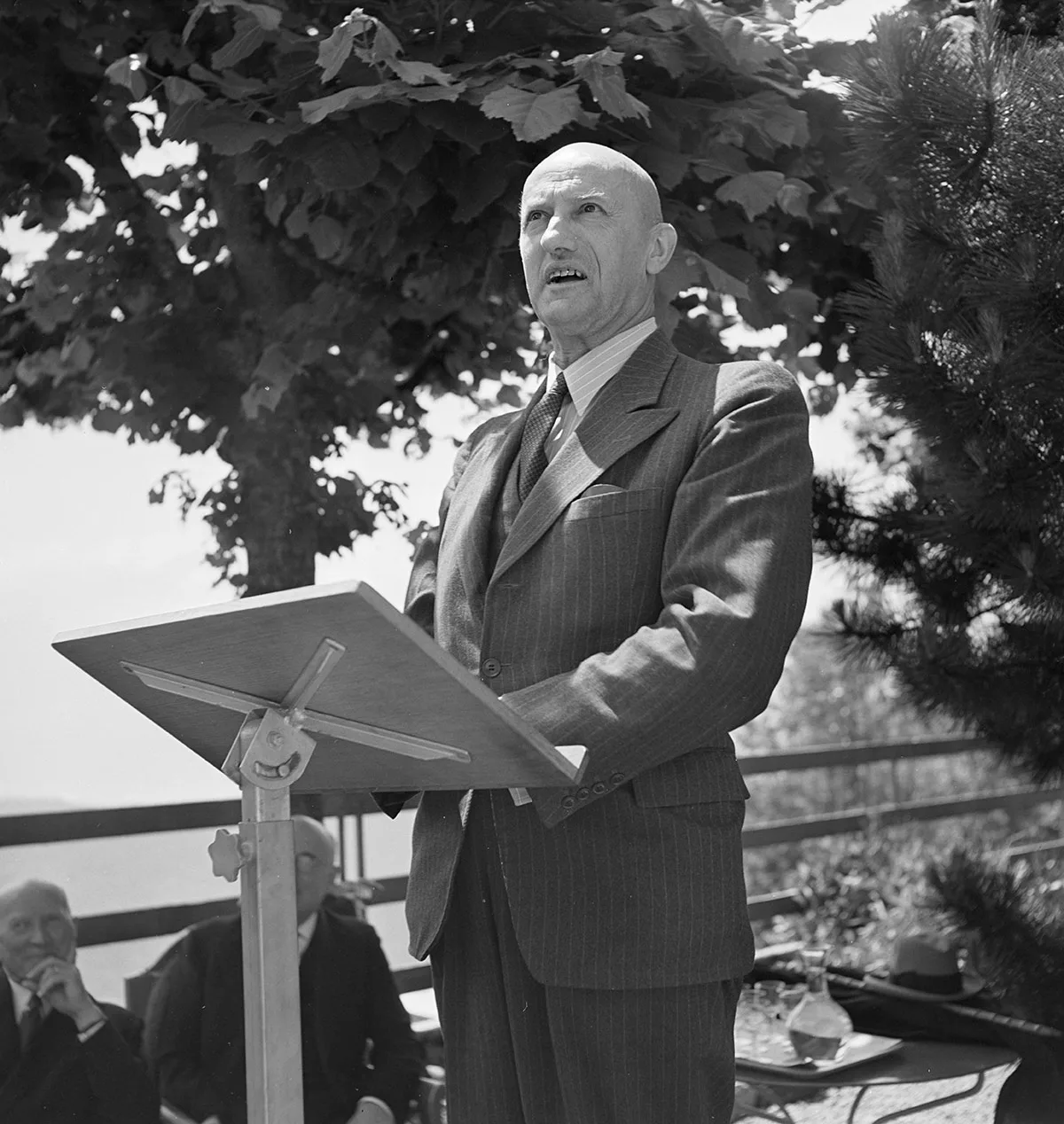 Bundesrat Philipp Etter bei einer Ansprache.