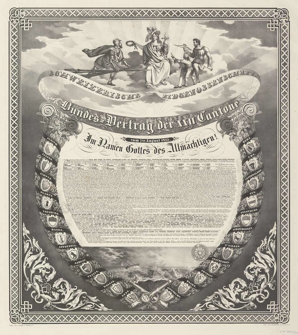 Der Bundesvertrag von 1815 musste flexibel gehalten werden, damit die direktdemokratischen Landsgemeinden darin Platz fanden.