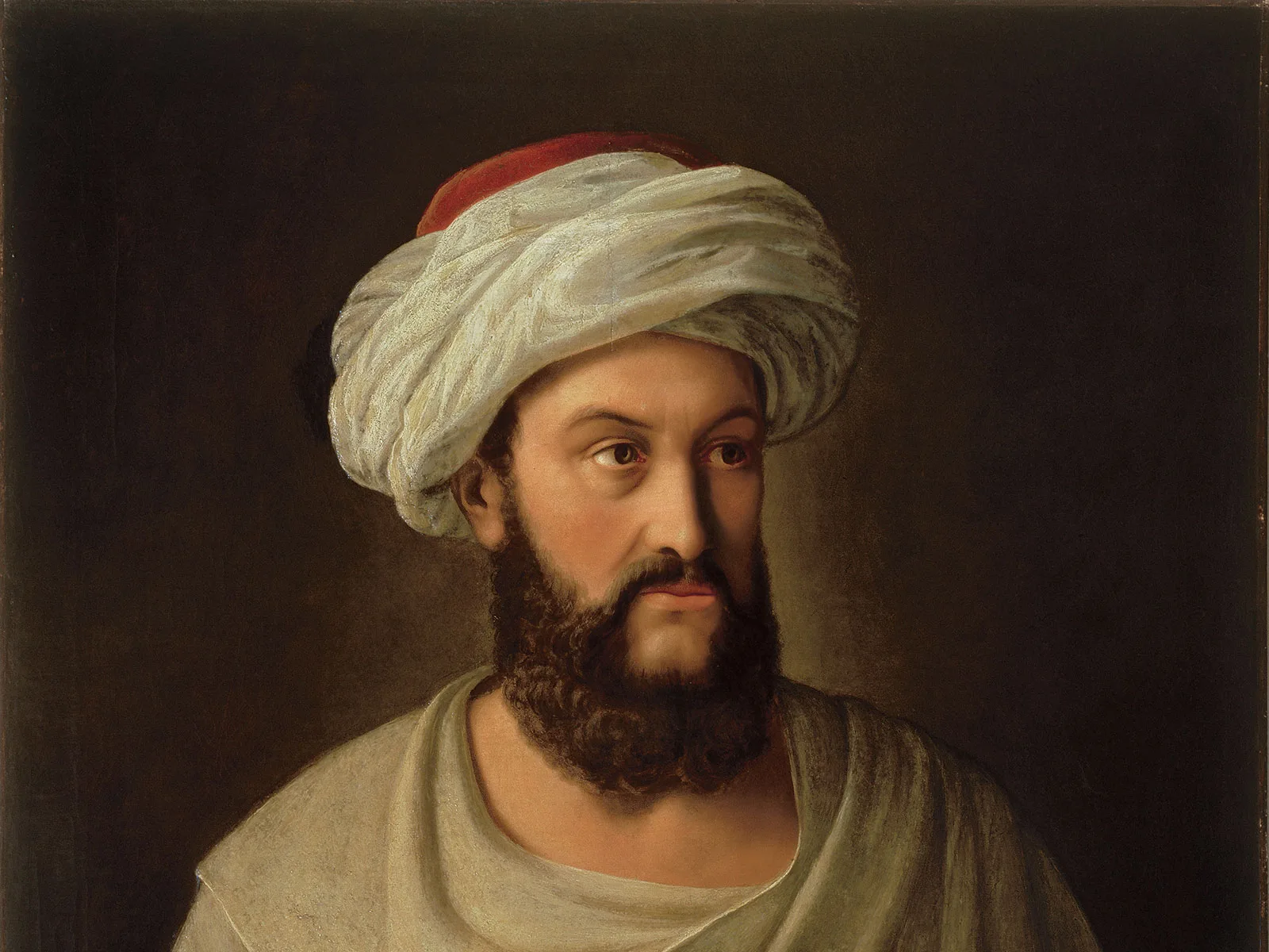 Portrait de Jean Louis Burckhardt, alias Cheikh Ibrahim, 1830.