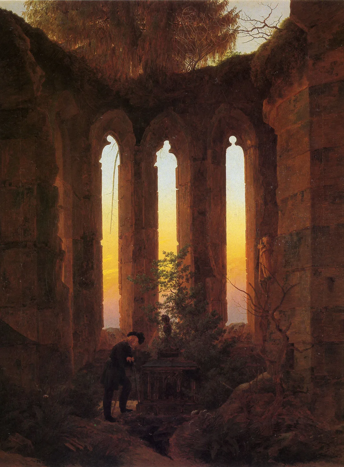 Caspar David Friedrich, Huttens Grab, 1823.