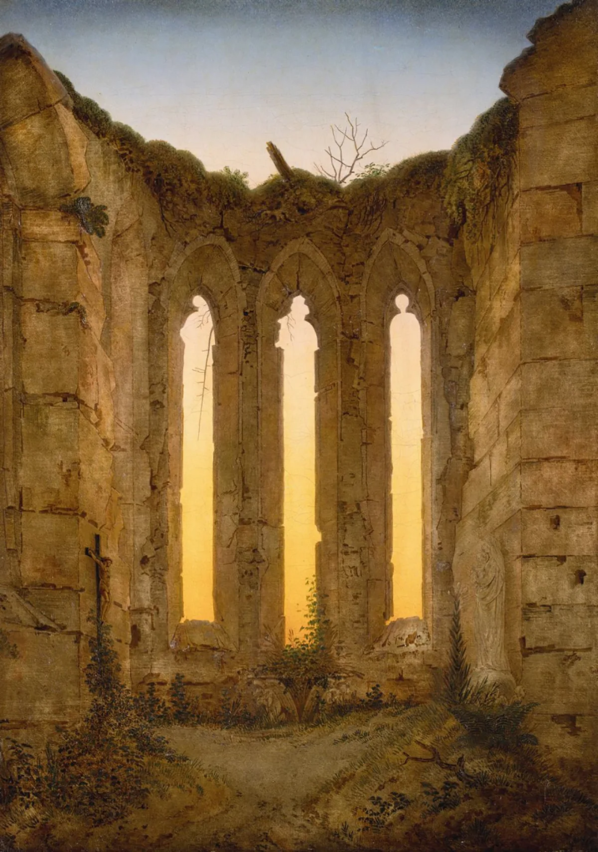 Caspar-David Friedrich, Ruine Oybin, um 1812.