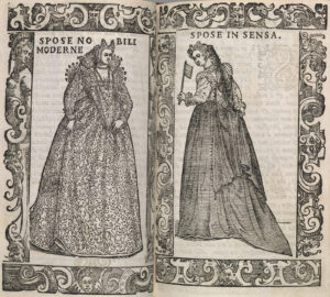 Depictions of Renaissance fashion from Cesare Vecellio’s De gli habiti antichi et moderni di diverse parti del mondo. Venice, 1590.