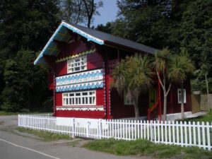 A chalet in the UK: The Swiss cottage in Singleton Park, Swansea, was built in 1826 by Peter Frederick Robinson following a trip to Switzerland.