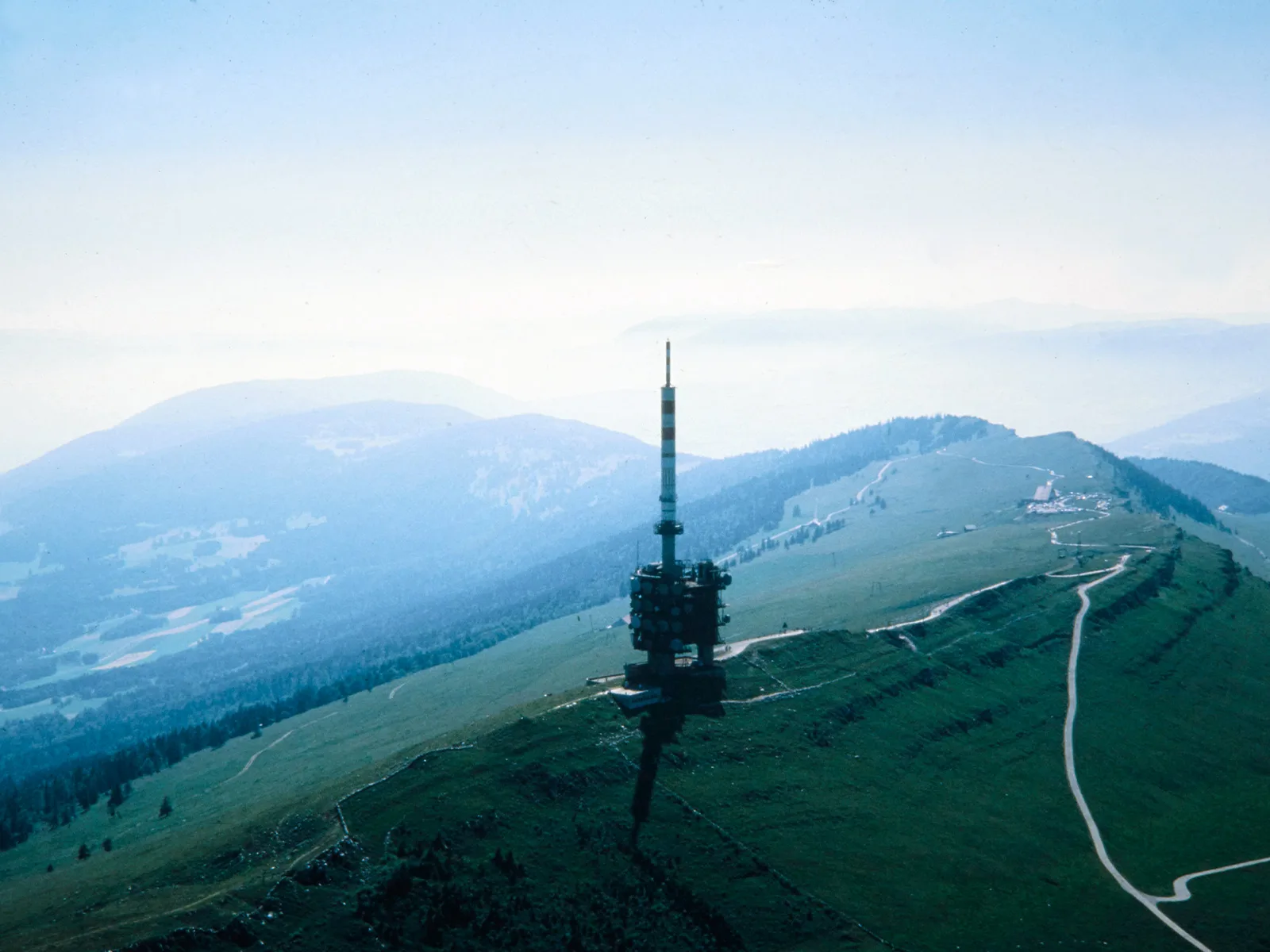 Sendeturm auf dem Chasseral