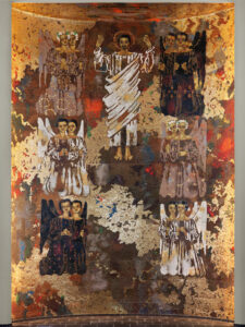 «Christi Himmelfahrt», Mosaik in der Abdankungshalle Friedhof Manegg, 1932