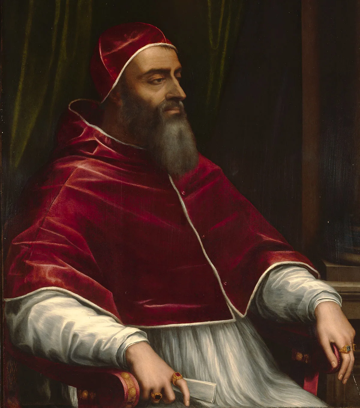 Papst Clemens VII., Gemälde von Sebastiano del Piombo, ca. 1531