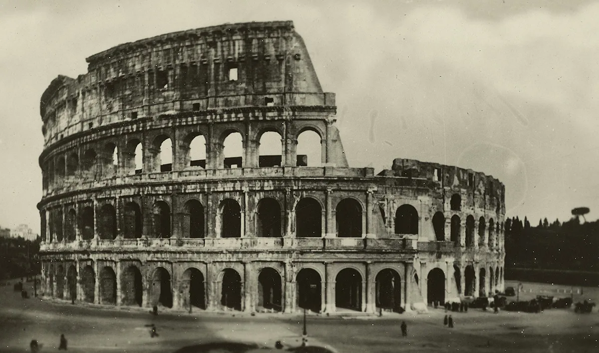 The Colosseum in Rome: the world’s most famous amphitheatre.