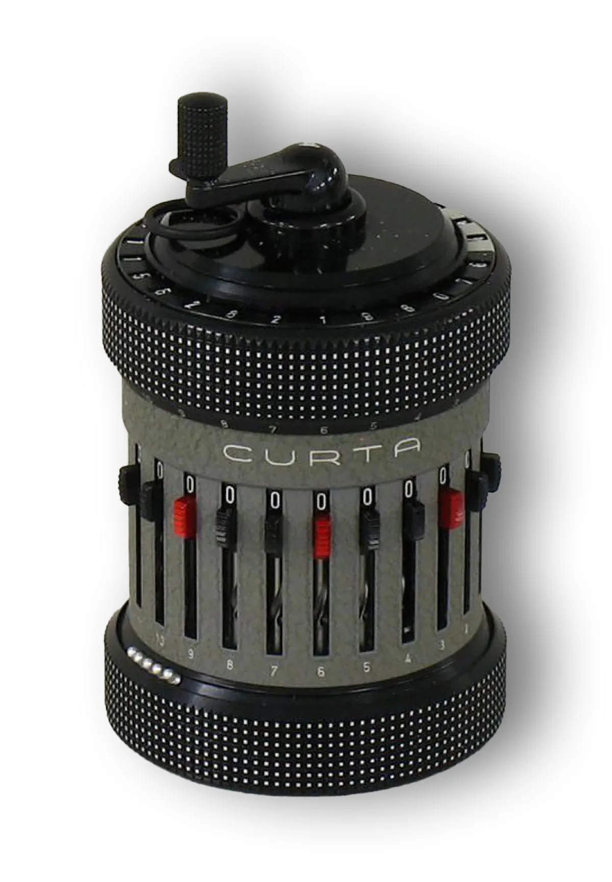 Curta Typ II, gebaut ab dem Jahr 1953.