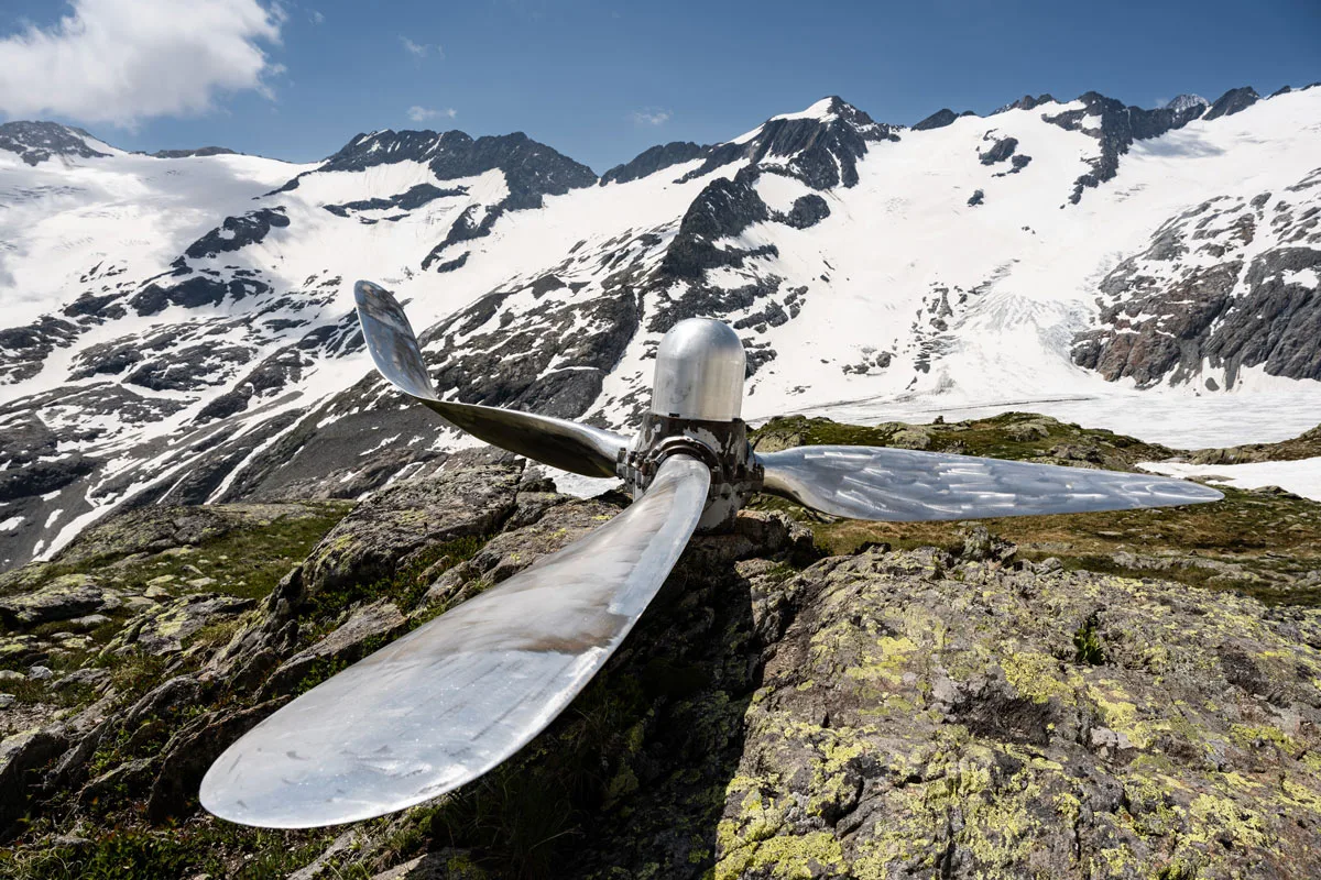 Bis heute erinnern die Flugzeugwrackteile beim Gauligletscher an den Absturz der Dakota C-53 im Jahr 1946