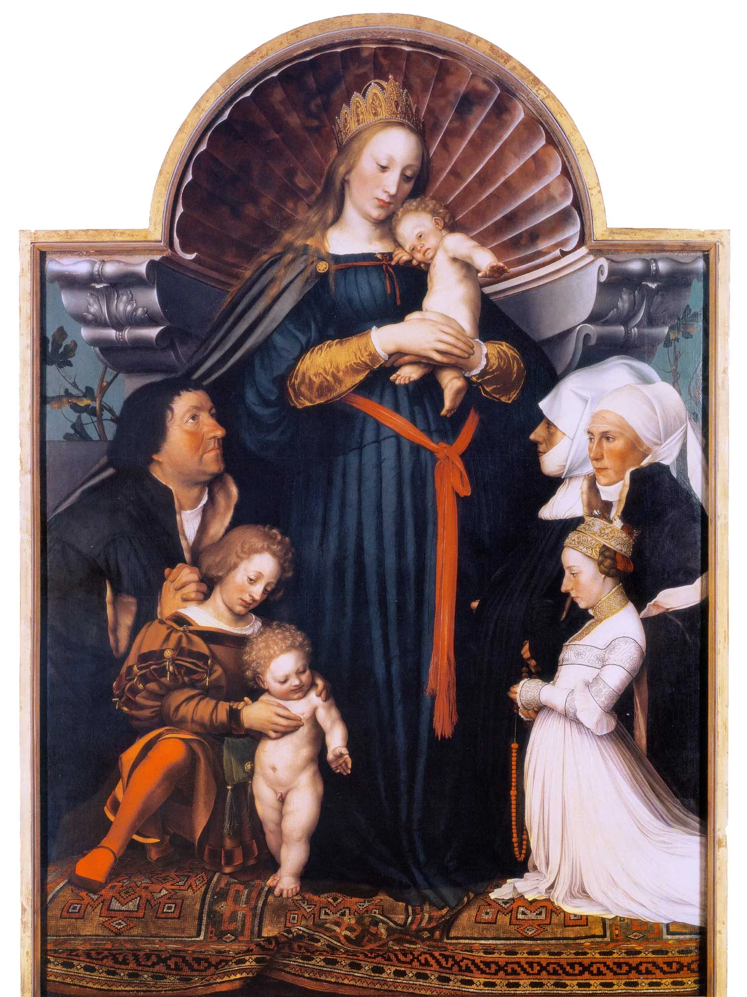 Die «Darmstädter Madonna» (links) und die «Solothurner Madonna», die 1526 bzw. 1522 entstanden.