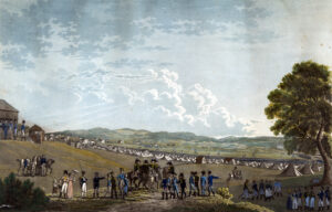 Premier camp d’entraînement fédéral près de Wohlen, en août 1820.