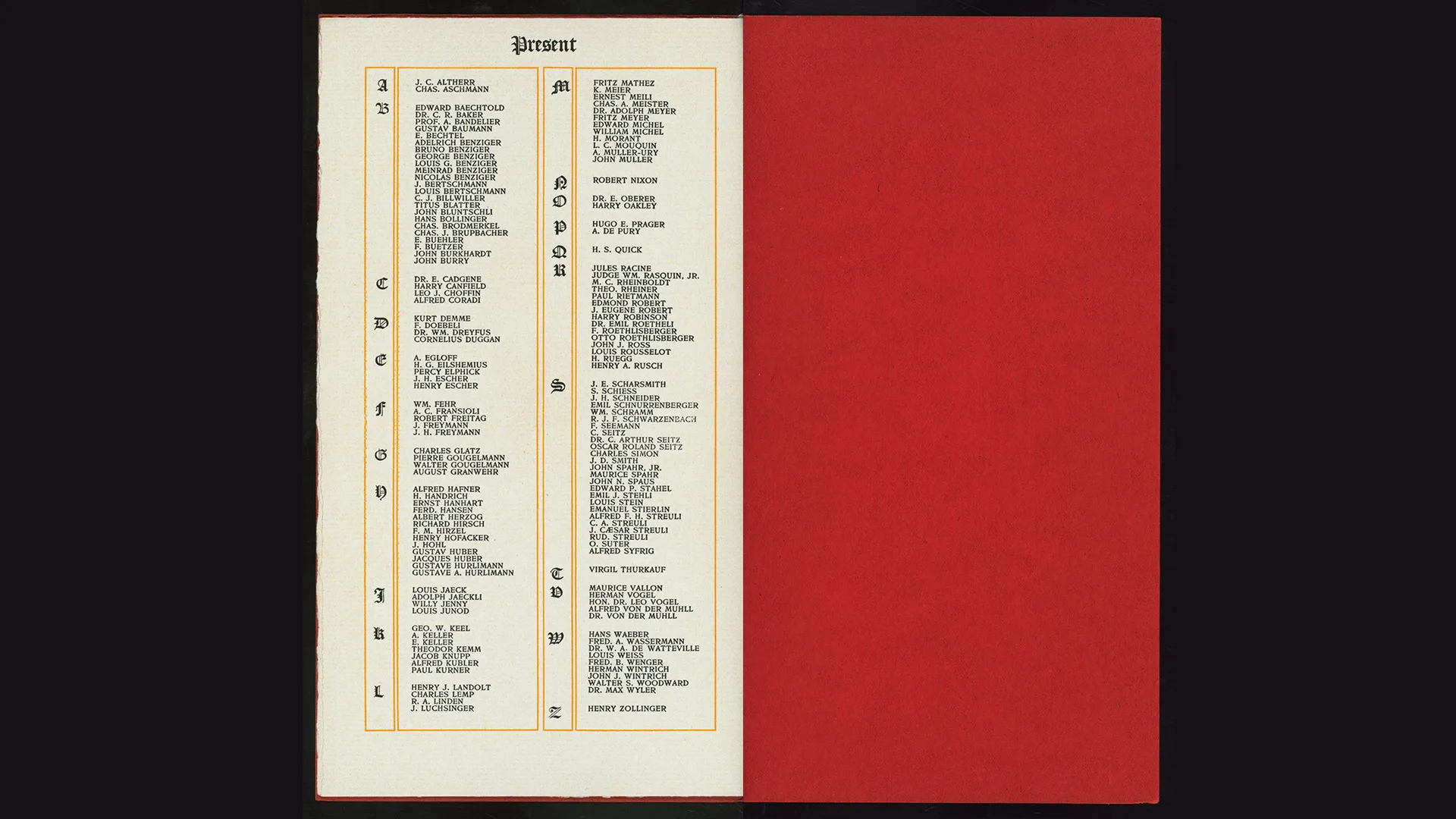 La famille Delmonico conserva des liens étroits avec la Suisse et la communauté suisse de l’étranger: menu d’un banquet donné par le New York Swiss Club en 1905.
