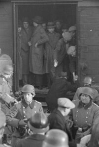 Deportation of Jews in Marseille, 1943.