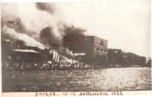 L'incendie de Smyrne, 1922.