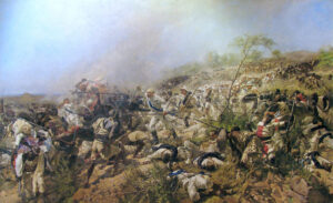 Die Schlacht bei Dogali von Michele Cammarano, 1896.