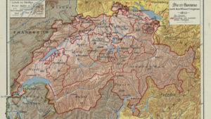 La Suisse après le Congrès de Vienne en 1815.