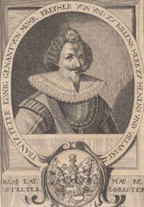 Etching of Franz Peter König, probably produced by David Custos, around 1630.