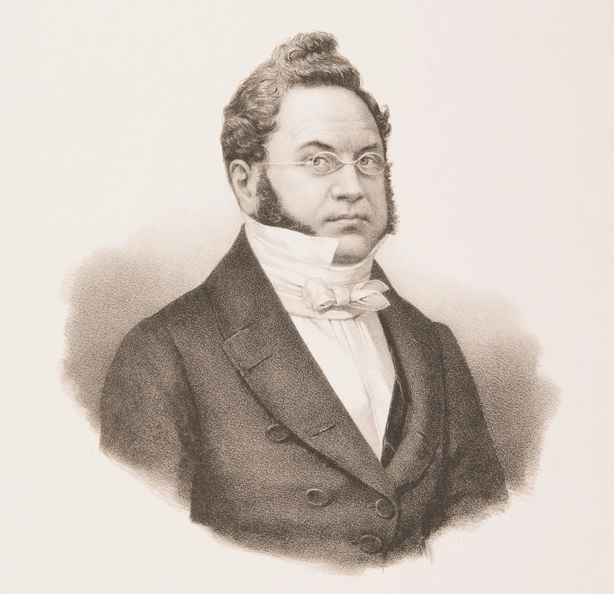 Henri Druey, hier in einer Darstellung von 1860, war Mitglied des ersten Bundesrats.