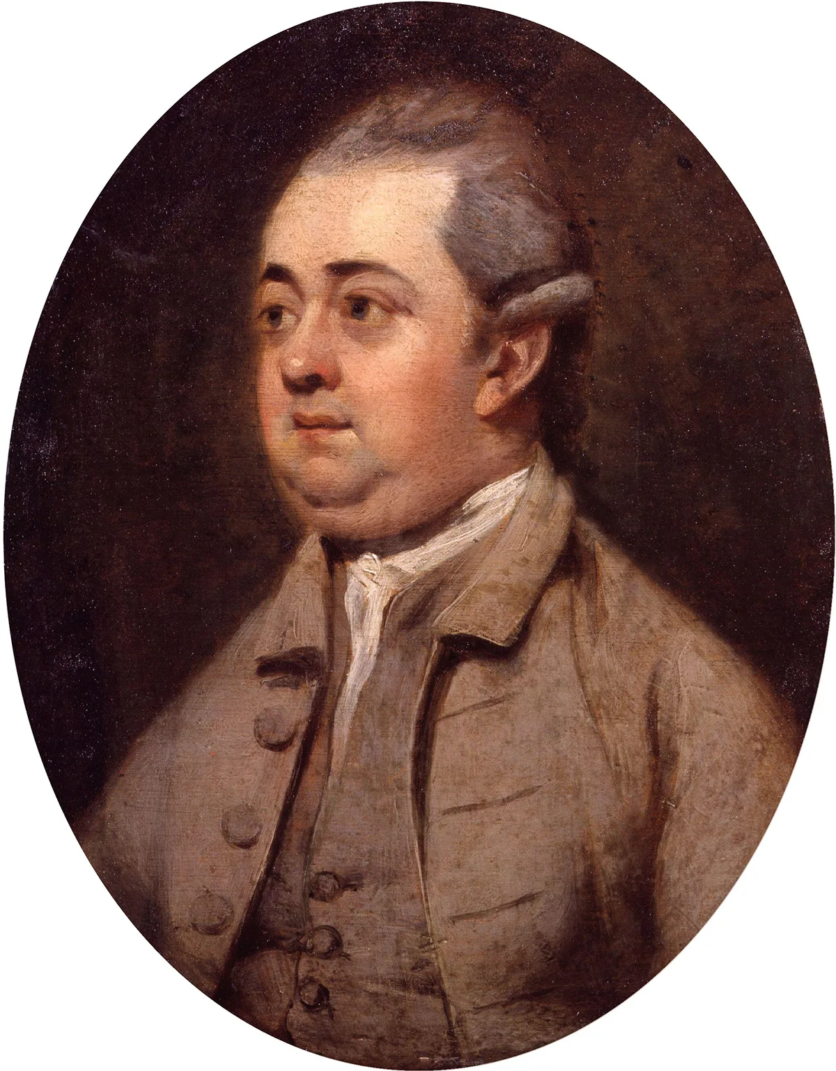 Edward Gibbon (1737-1794), gemalt von Henry Walton, um 1773.