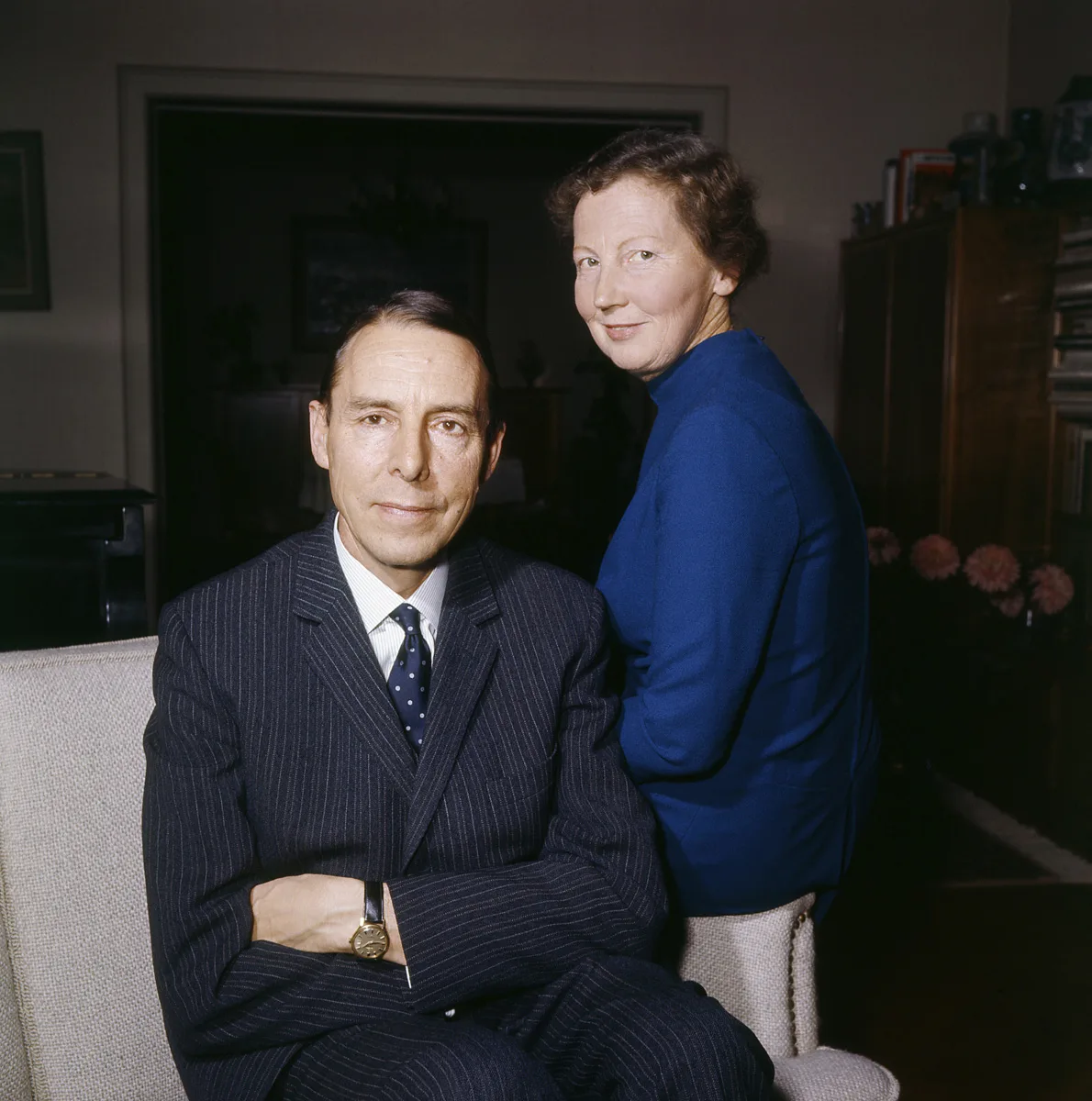 Hans Peter und Irma Tschudi-Steiner, Foto aus dem Jahr 1964.