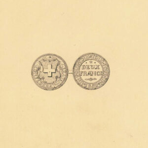 Dessin pour les premières pièces de monnaie fédérales.