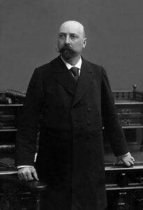 Bundesrat Ernst Brenner auf einer Fotografie von 1907.