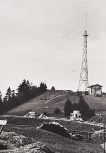 Erster UKW Sender auf dem St. Anton (AI) von 1952