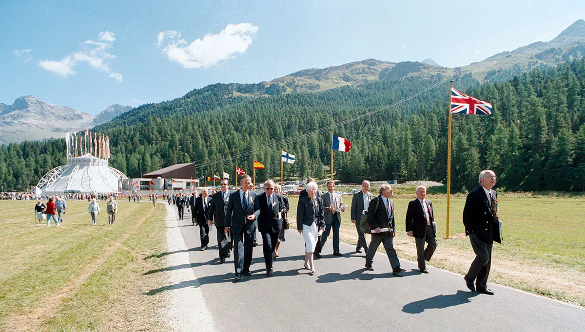 Europatag in Sils, September 1991.