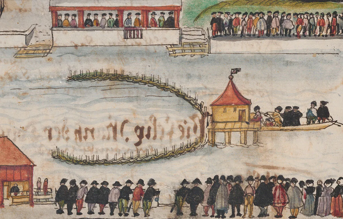 Felix Manz, von dem auch Margret Hottinger berichtete, wird am 5. Januar 1527 als Täufer in der Limmat ertränkt.