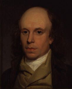 Portrait of John Flaxman, painted by Henry Howard.
