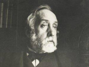 An eye for economic themes: painter Edgar Degas photographed in 1895.