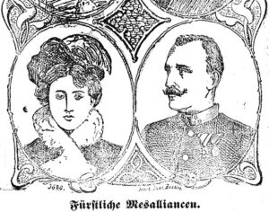 Auch Leopold und Wilhelmine Adamovic sind Thema im Blätterwald. Die Wiener «Kronenzeitung» sieht in der Beziehung eine «Fürstliche Mesalliance».