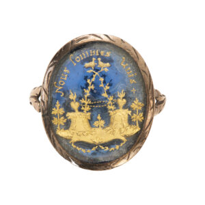 Love ring from Austria, around 1790.