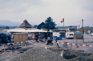 The occupiers left the site as they had found it in April 1975.