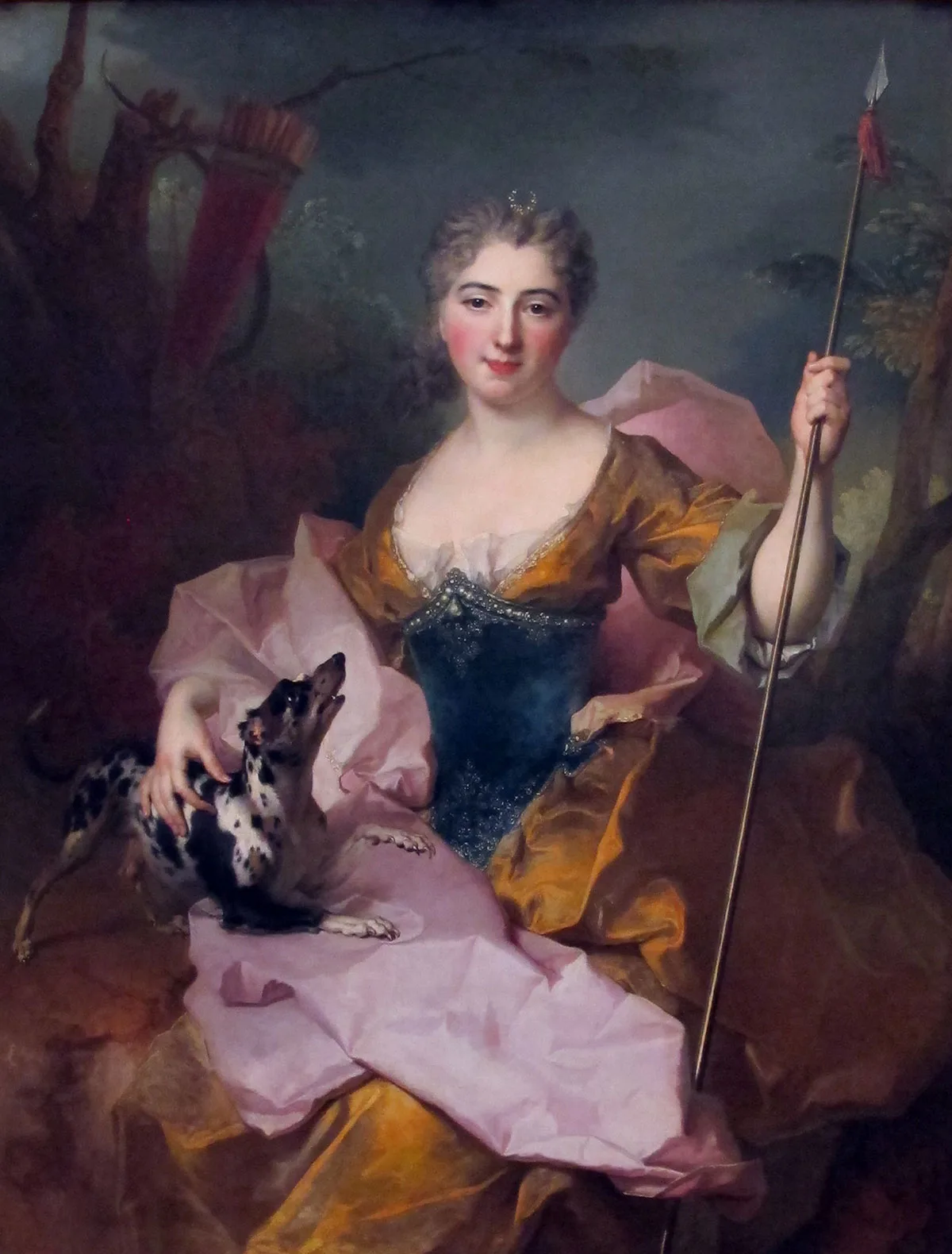 Porträt der Baronin Françoise Turrettini, gemalt von Nicolas de Largillière, 1721.