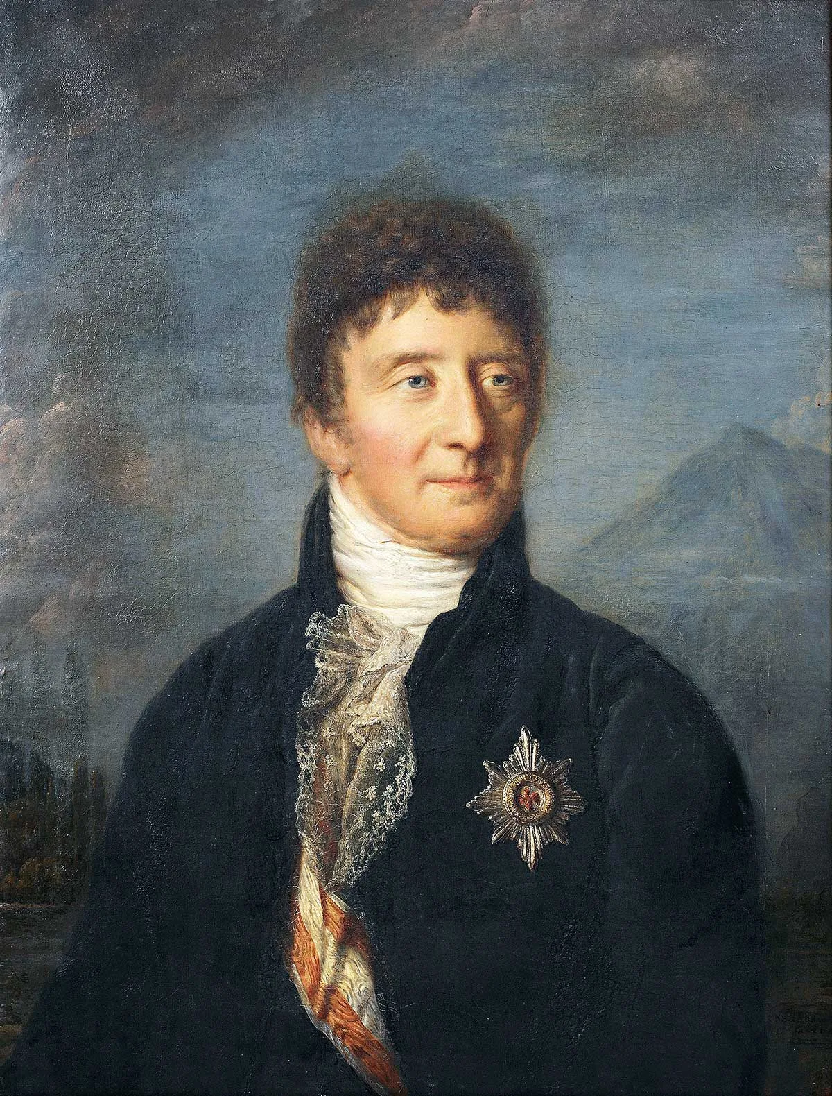 Porträt von Niklaus Friedrich von Mülinen, 19. Jahrhundert.