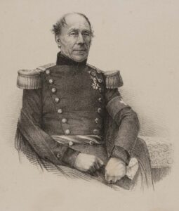 Porträt von General Dufour, um 1856.