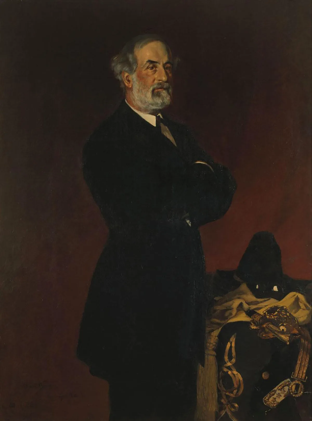 General Robert E. Lee, 1869 gemalt von Frank Buchser.