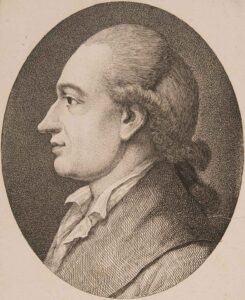 Porträt von Johann Wolfgang Goethe um 1800.