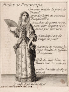 Founded in 1672 with the permission of Louis XIV, the Mercure galant reported on the latest in fashion, culture and society. It is seen as a prototype for the first fashion magazines. The detailed descriptions it contains are one of our most important sources of information on Baroque dress.