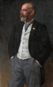 Heinrich Angst peint par Caspar Ritter, 1897.