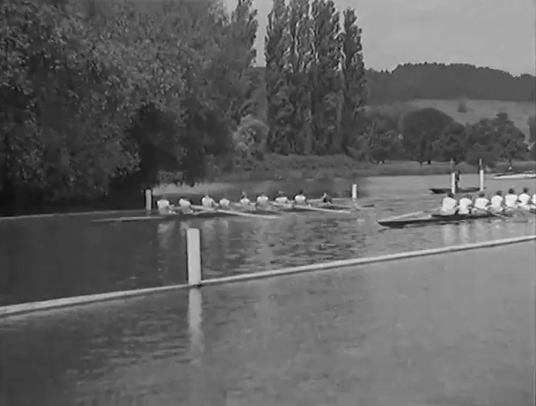 Die Entscheidung im Achter an der Henley Royal Regatta 1936: Der FCZ gegen den britischen Leander Club.