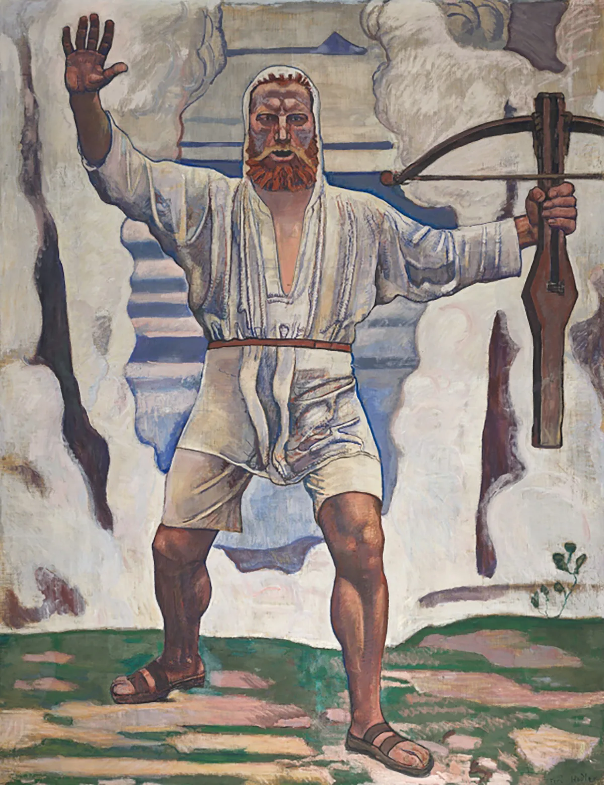 Ferdinand Hodler (1853–1918), Wilhelm Tell, 1897.