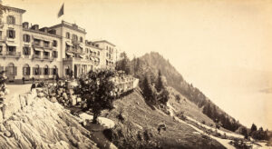 The Hotel Bürgenstock, circa 1877.