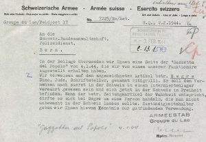 Die Armee informierte die Bundesanwaltschaft 1944 über die zweifelhafte Vergangenheit von Pitigrilli. Die Konsequenzen blieben aus.